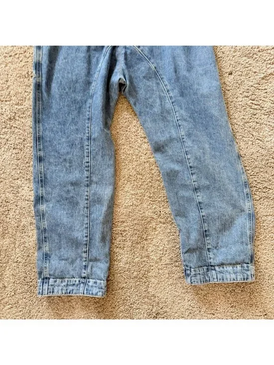 Free People We The Free High Roller Sapphire Blue Sz SMALL Free People Overalls - Picture 11 of 13
